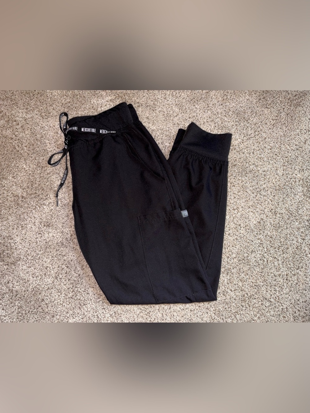 Med Couture XS black scrub joggers